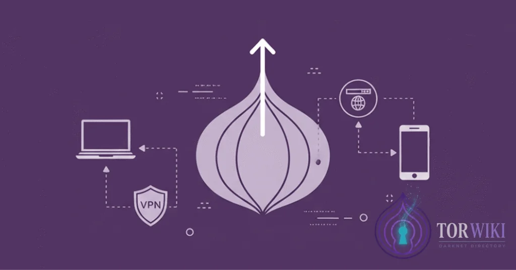 Accessing the dark web safely — Tor Browser with VPN for anonymous onion site browsing